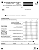 Form Rd-109 - Wage Earner Return Earnings Tax City Of Kansas City, Missouri