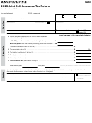 Form Ig263 - Joint Self-insurance Tax Return - 2013