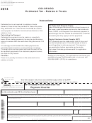 Form Dr 0105ep - Estate/trust Estimated Tax Payment Voucher - 2014