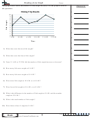 Reading A Line Graph - Math Worksheet With Answers