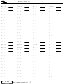 Division Drills (7s) - Division Worksheet With Answers