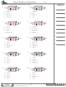 Function Machines (add And Subtract) - Function Worksheet With Answers
