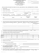 Form Mf-42 - Application For Motor Vehicle Fuel And Special Fuel Distributor's License