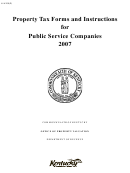 Form 61a200 - Public Service Company Property Tax Return - 2006