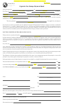 Fillable Form Cig-2 - State Form 50838 - Cigarette Tax Stamps Payment Bond Printable pdf
