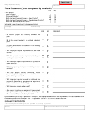 Form 3222 - Fiscal Statement (to Be Completed By Local Unit)