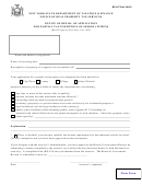 Form Rp-467-dnl - Notice Of Denial Of Appliance For Partial Tax Exemption Of Senior Citizens