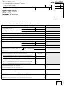 Form Boe-501-cd - Cigarette Distributor's Tax Report