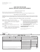 Form Dr 1772 - New Tire Fee Return (waste Tire Recycling Development)
