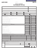 Fillable Form Ar1050 - Partnership Return - 2013 Printable pdf