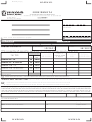 Form Rct-121-B - Pa Gross Premium Tax Printable pdf