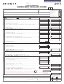 Form Ar1002nr - Nonresident Fiduciary Return - 2013