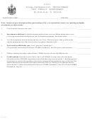 High-technology Investment Tax Credit Worksheet - 2001