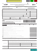 Form 1cnp - Composite Wisconsin Individual Income Tax Return For Nonresident Partners - 2011