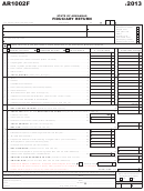 Form Ar1002f - Fiduciary Return - 2013