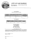Form A:t3 - Business And Occupation Tax Return - City Of Oak Harbor
