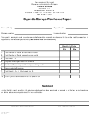 Form Com/att-027t - Cigarette Storage Warehouse Report