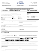 Form Ef-101 - Authorization Form For Electronic Funds Transfer - Kansas Division Of Taxation