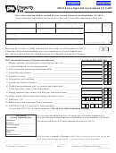 Form 54-036 - Iowa Special Assessment Credit - 2012