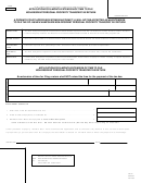 Form Dp-147 - Application For 6-month Extension Of Time To File Non-resident Personal Property Transfer Tax Return