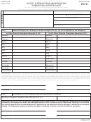 Fillable Form G-79 - Hotel Operator/suboperator Exemption Certificate Printable pdf