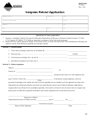 Montana Form Ct-203 - Insignias Refund Application