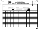 Form L-2102 - Supplier Schedule Of State Diversion Corrections