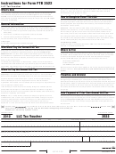 California Form 3522 - Llc Tax Voucher - 2012