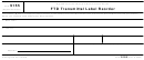 Form 9155 - Ftd Transmittal Label Reorder