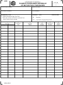 Form L-2118 - Eligible Purchaser Schedule Of Motor Fuel Purchases