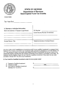 Form It-Scf - Seed-Capital Fund Tax Credits Printable pdf