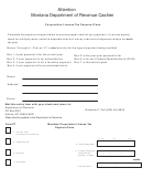 Form Ct - Montana Corporation License Tax Payment