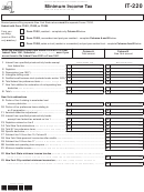 Form It-220 - Minimum Income Tax - 2013