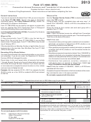 Form Ct-1096 (Drs) - Connecticut Annual Summary And Transmittal Of Information Returns - 2013 Printable pdf