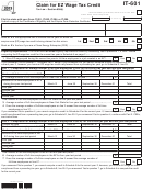 Fillable Form It-601 - Claim For Ez Wage Tax Credit - 2013 Printable pdf