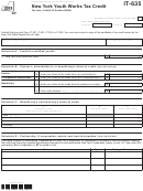 Form It-635 - New York Youth Works Tax Credit - 2013