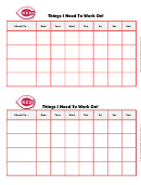 Things I Need To Work On Chart - Cincinatti Reds Double