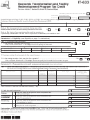 Fillable Form It-633 - Economic Transformation And Facility Redevelopment Program Tax Credit - 2013 Printable pdf