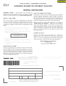 Form N-201v - Business Income Tax Payment Voucher - 2012