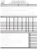 Form 312 - Effluent Equipment Tax Credit - 2013