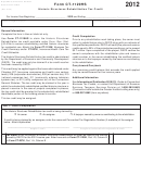 Form Ct-1120hs - Historic Structures Rehabilitation Tax Credit - 2012