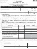 Form Ct-8379 - Nonobligated Spouse Claim - 2012