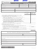 Form Ia 2440 - Disability Income Exclusion - 2012