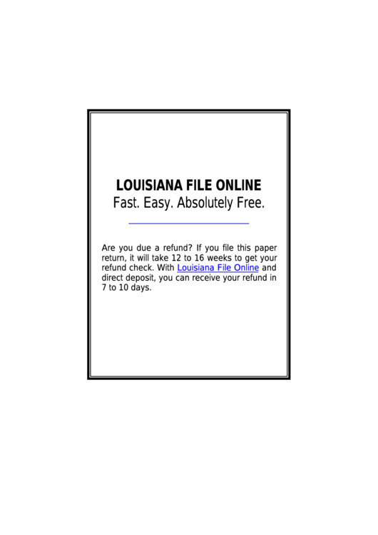 Fillable Form It-540 - Louisiana Resident Income Tax Return - 2012 Printable pdf
