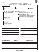 Form 117 - Application For License(s) Of Motor Fuels