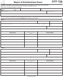 Form Dtf-730 - Report Of Entertainment Event Printable pdf