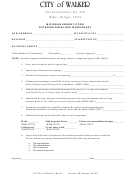 Michigan Energy Code Exterior Envelope Worksheet - City Of Walker Printable pdf