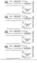 Form H-1040 Es - Estimated Tax Payment Voucher - 2003