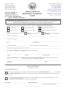 Form Nr-2 - Application To Register A Company Name - West Virginia Secretary Of State