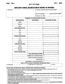 Form Iw-3 - Employer's Annual Reconciliation Of Income Tax Withheld - 2002